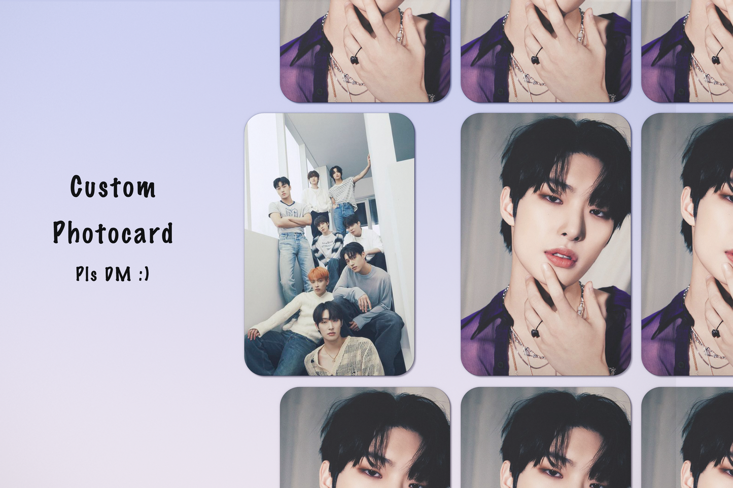 Ateez Custom Handmade Photocard Collection