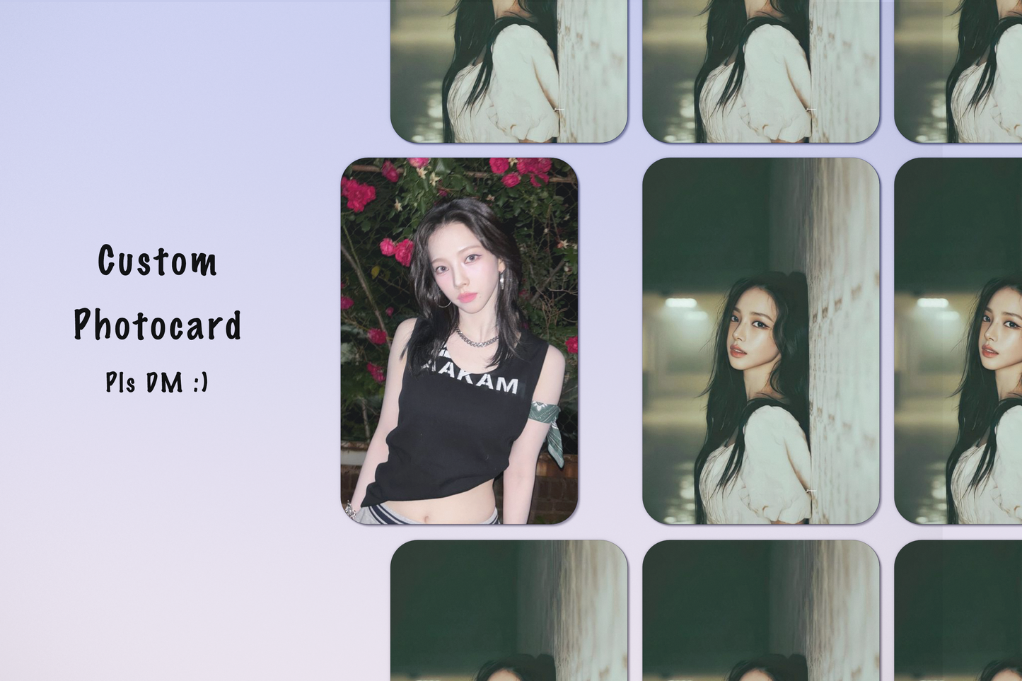 Karina Custom Handmade Photocard Collection