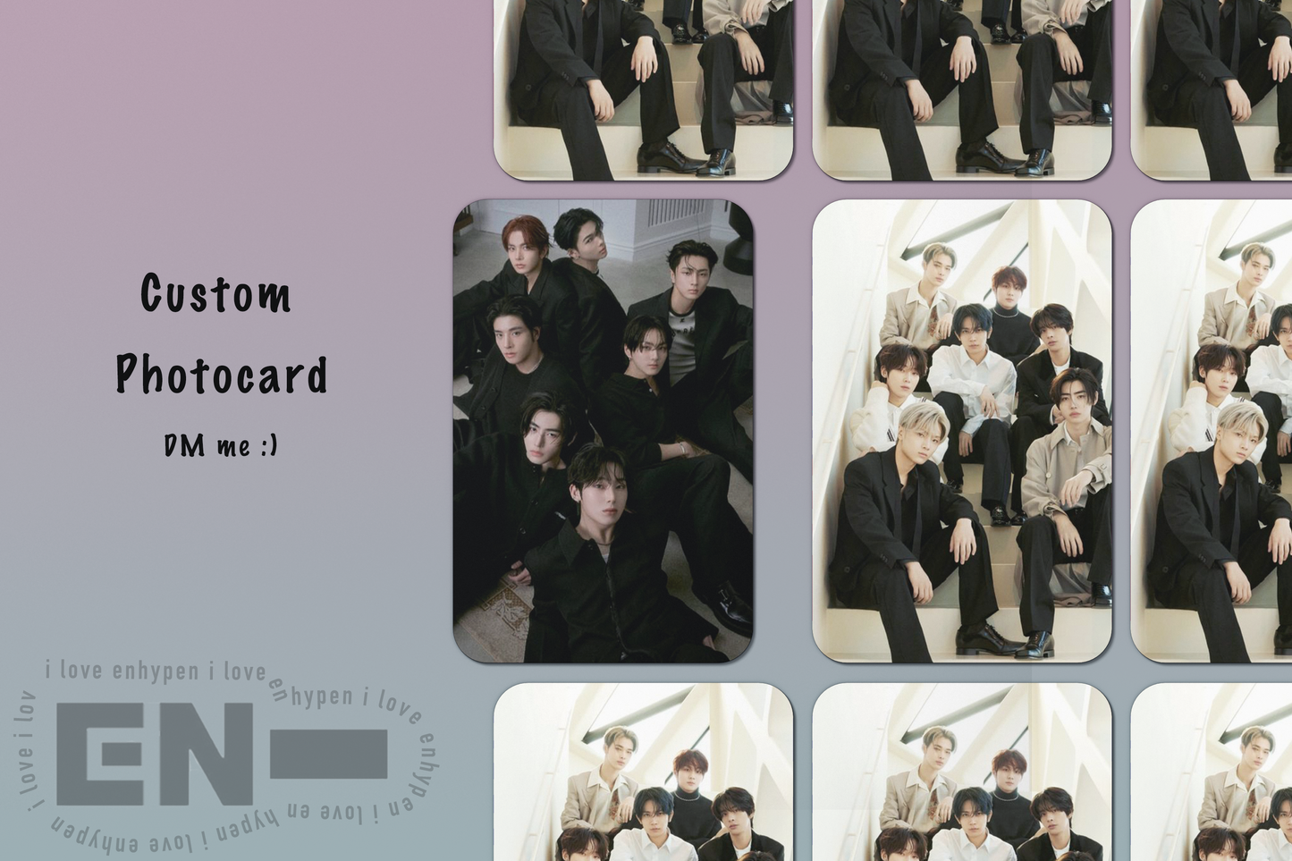 Enhypen Custom Handmade Photocard Collection