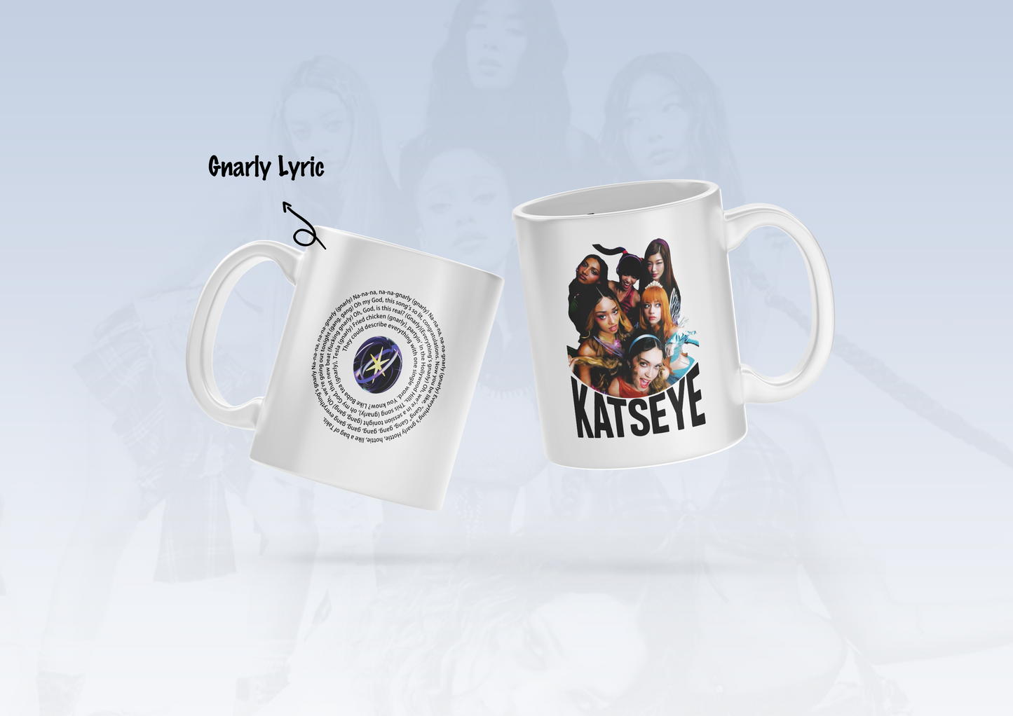 Katseye Gnarly Lyrics Custom Mug