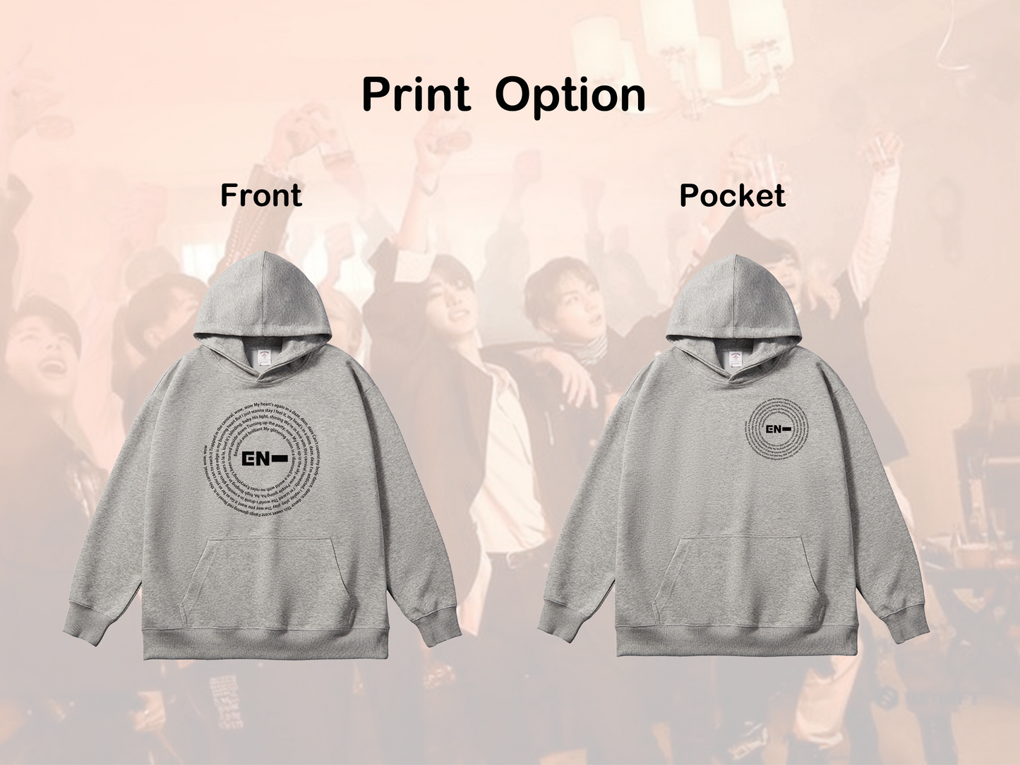 Enhypen Drunk-Dazed inspired Hoodie