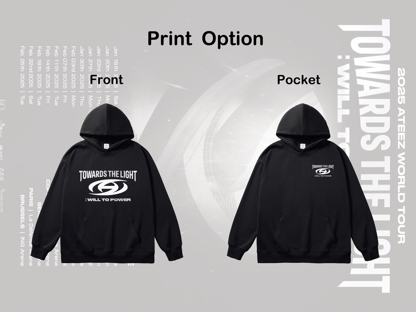 Ateez inspired Hoodie