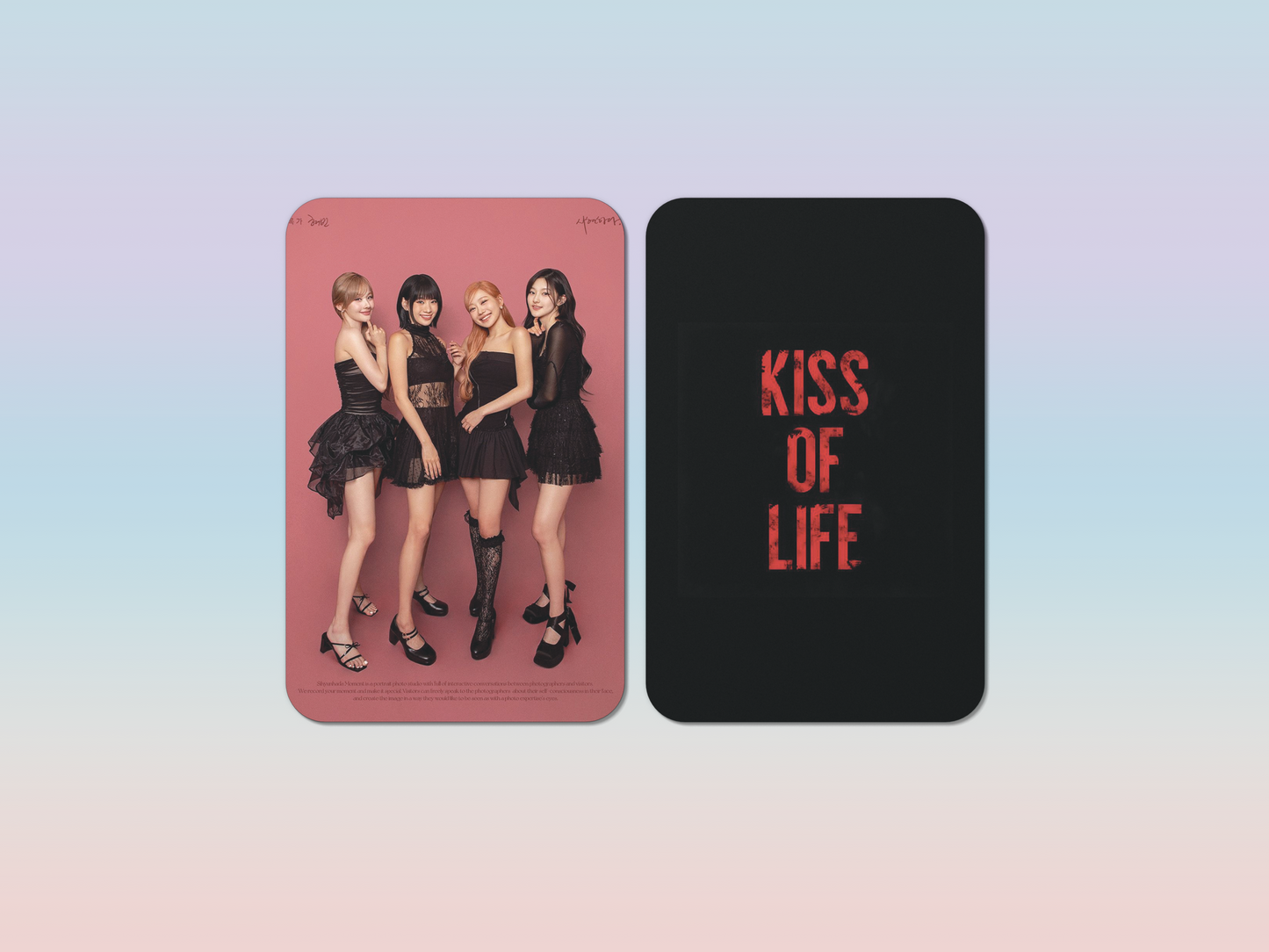 Kiss of Life Custom Handmade Photocard Collection