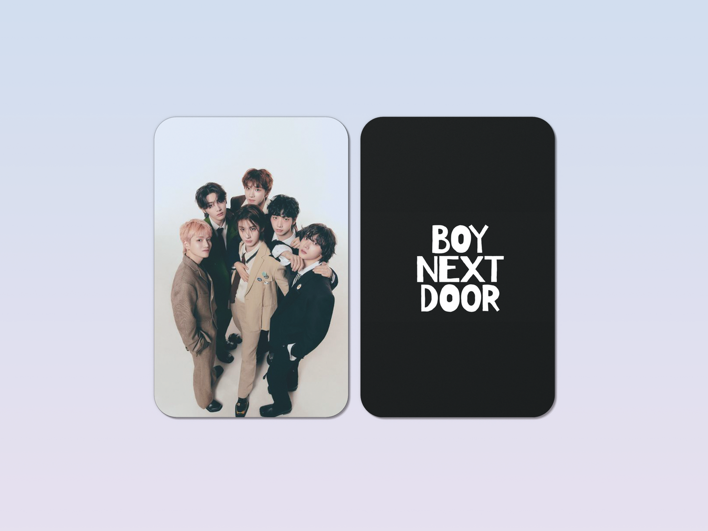 Boy Next Door Custom Handmade Photocard Collection