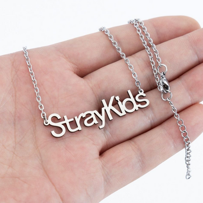 StrayKids Logo Titanium Steel Necklace