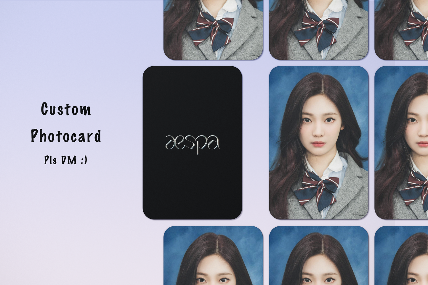 Aespa ID Custom Handmade Photocard Collection