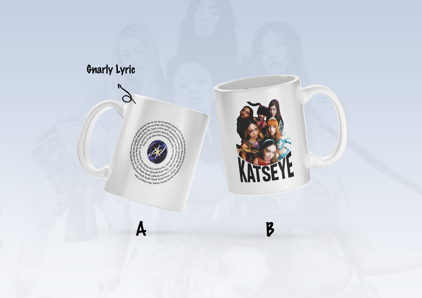 Katseye Gnarly Lyrics Custom Mug