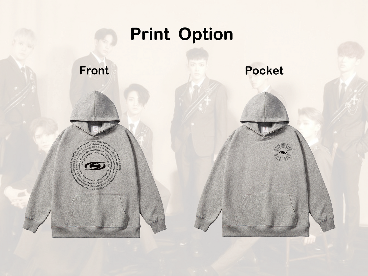 Ateez BOUNCY (K-HOT CHILLI PEPPERS) inspired Hoodie