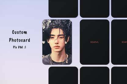 Enhypen Ksana Custom Handmade Photocard Collection
