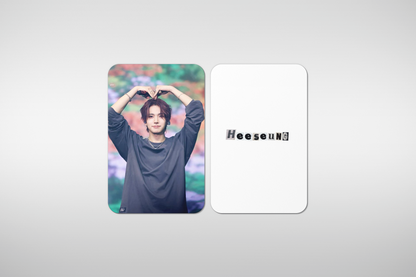 Heeseung ENHYPEN Custom Handmade Photocard Collection