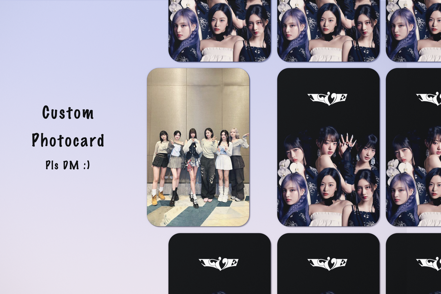 IVE Custom Handmade Photocard Collection