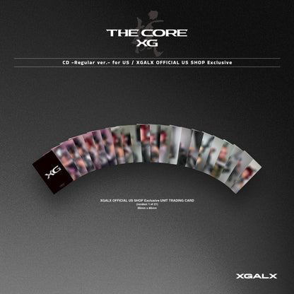 XG THE CORE CD Regular Version bonus card information