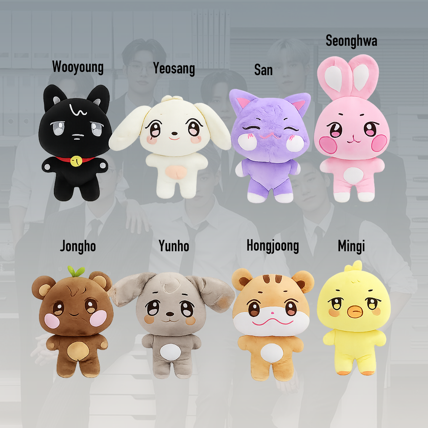 Ateez Plushie Mystery Box ( SKZ Surprise Set )