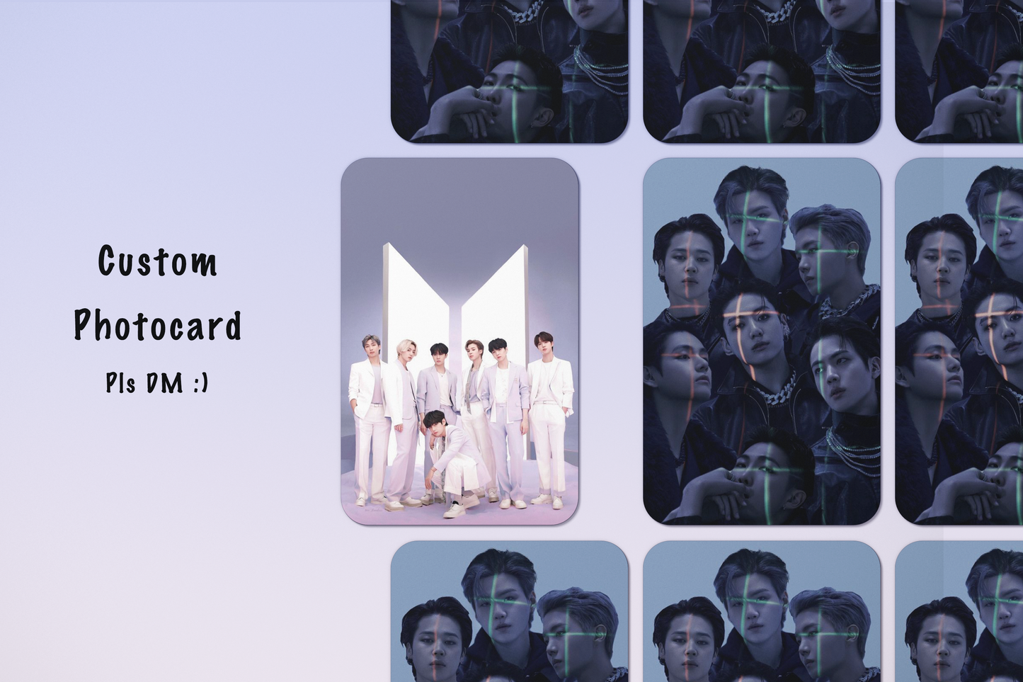 BTS Custom Handmade Photocard Collection