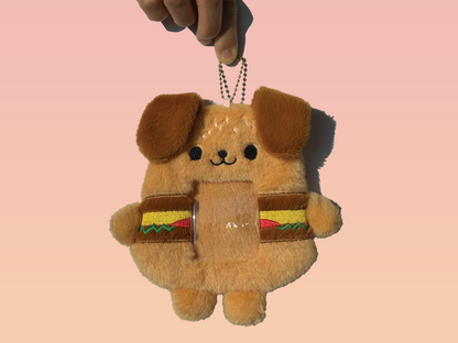 Fluffy Burger Dog Photocard Holder