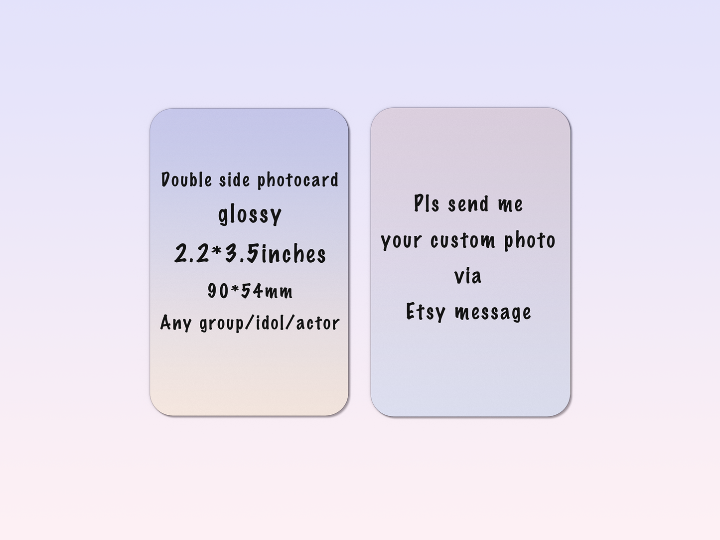 Custom Photocard