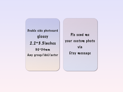 Custom Photocard