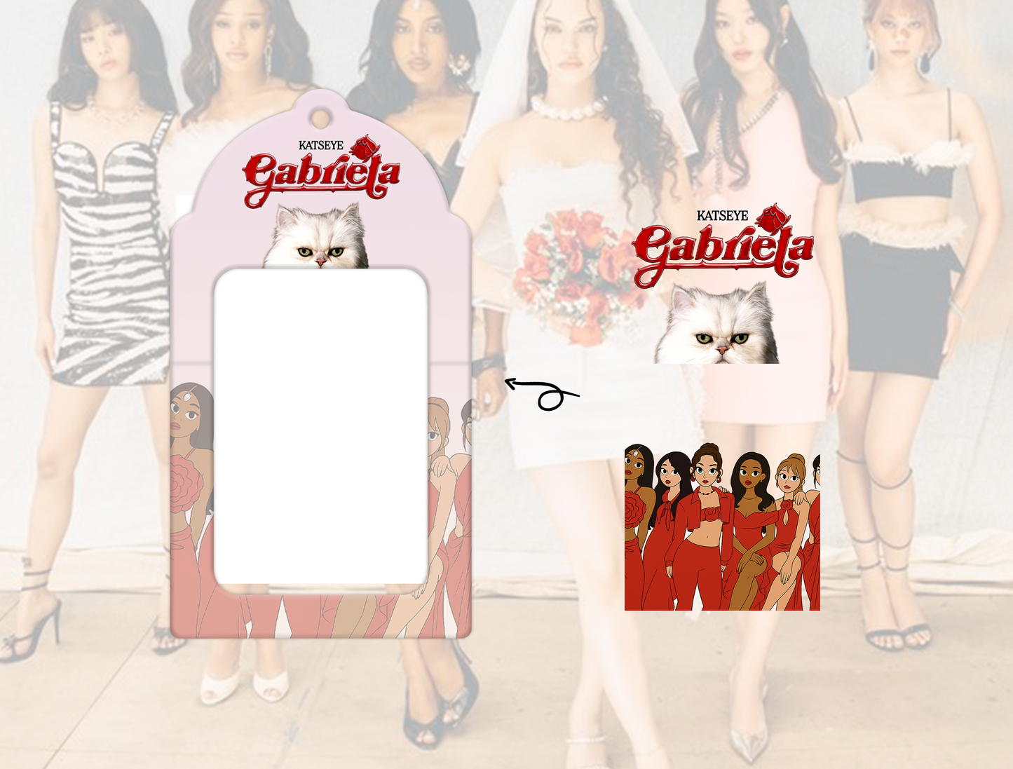 Katseye gabriela Inspired Photocard Holder
