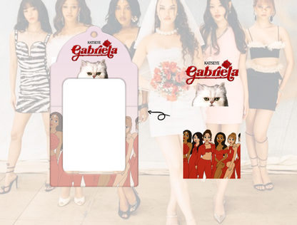 Katseye gabriela Inspired Photocard Holder