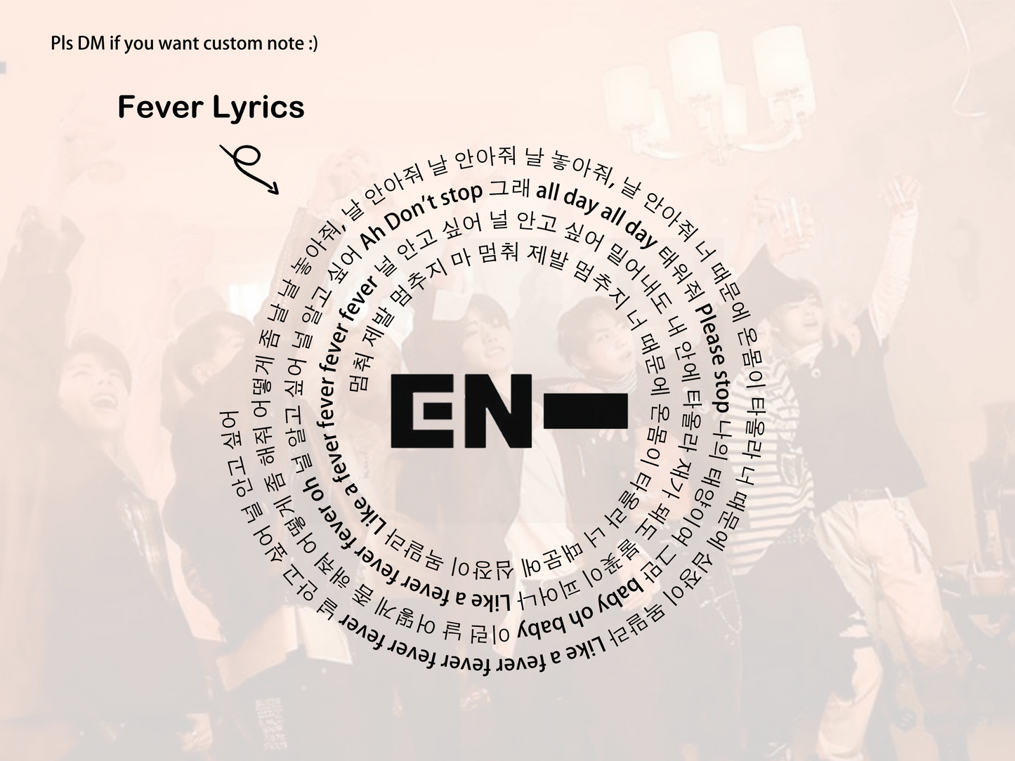 Enhypen Fever inspired Hoodie