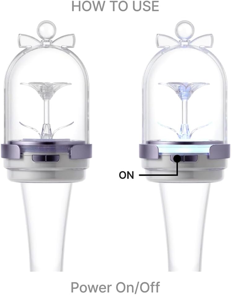 ILLIT Official Lightstick power button guide