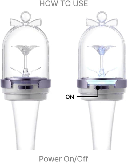 ILLIT Official Lightstick power button guide
