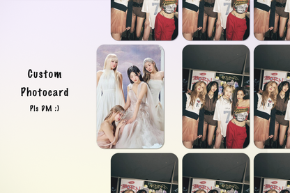 Kiss of Life Custom Handmade Photocard Collection