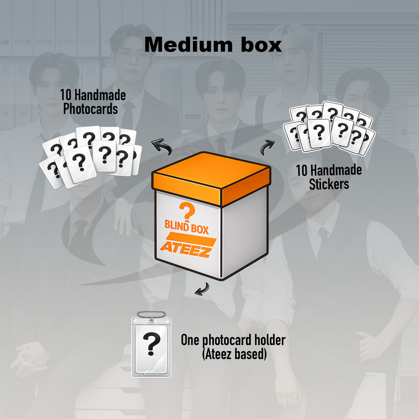 Ateez Plushie Mystery Box ( SKZ Surprise Set )