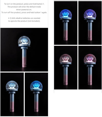 SEVENTEEN Official Lightstick Ver.3 LED colour modes