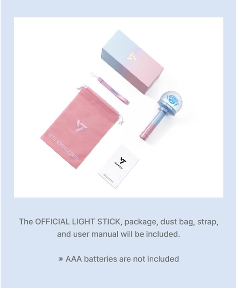 SEVENTEEN Official Lightstick Ver.3 package components