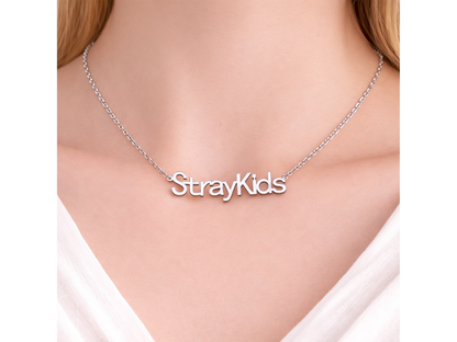 StrayKids Logo Titanium Steel Necklace