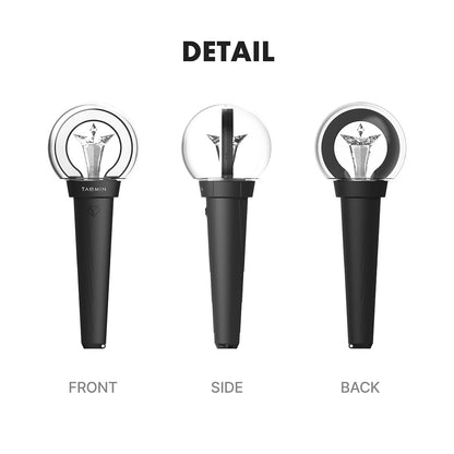 TAEMIN Official Light Stick front, side and back details
