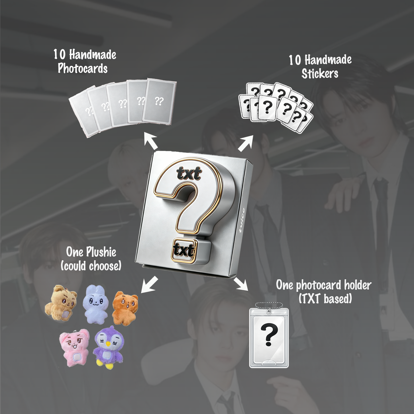 TXT Plushie Mystery Box (TXT Surprise Set )