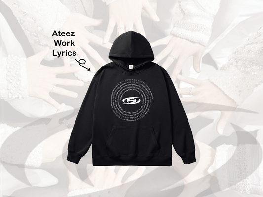 Ateez Work inspired Hoodie